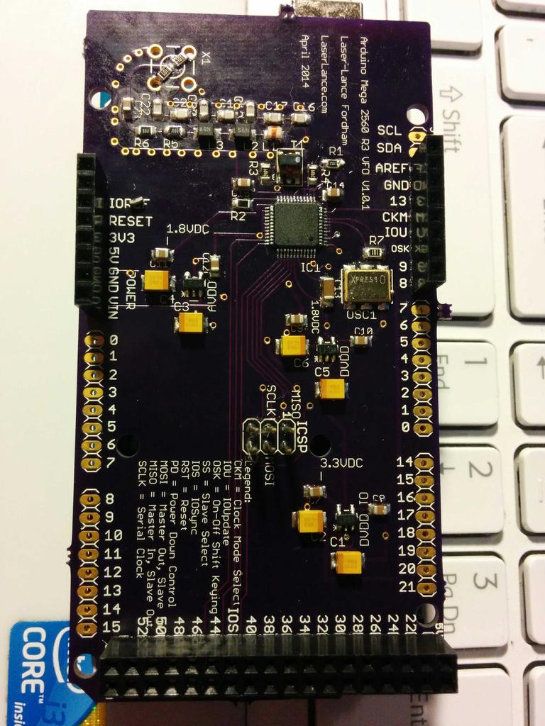 Arduino AD9951 VFO Project Update – Laser-Lance Labs